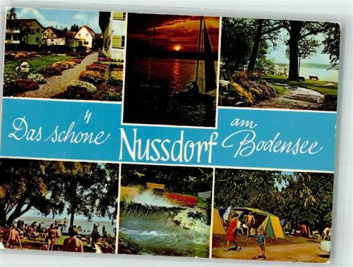 Nußdorf 1975 Schwimmbad Campingplatz