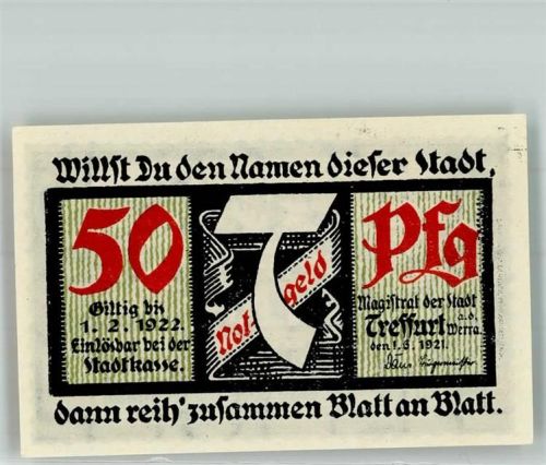 Treffurt 1921 50 Pfg.