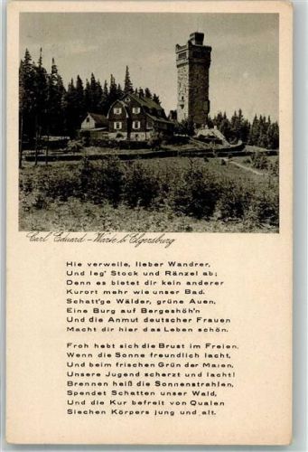 Elgersburg Carl Eduard-Warte a.d. Hohewartskopf