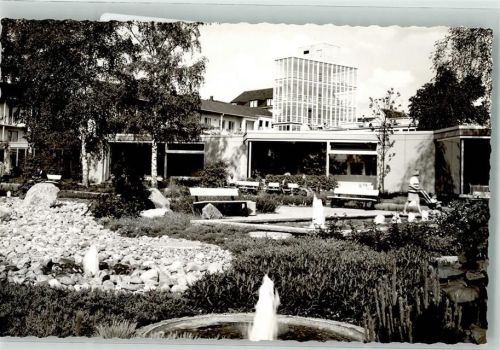 Bad Buchau Kurpark Ort handschriftlich Foto Original aus Archiv eines Ansichtskartenverlags