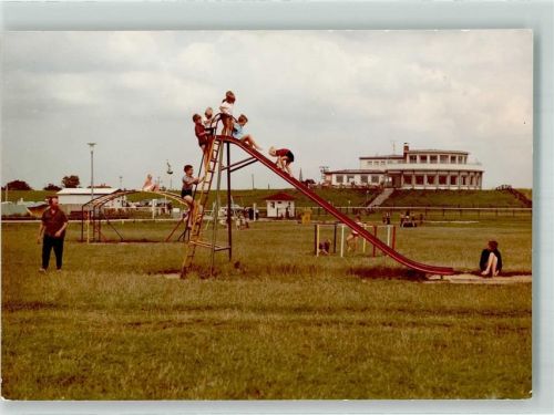Wremen Kinderspielplatz Ort handschriftlich Foto Original aus Archiv eines Ansichtskartenverlags