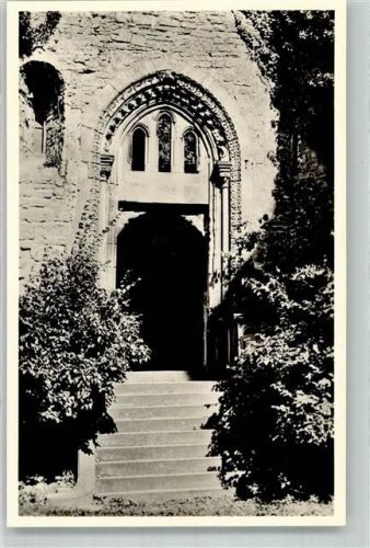 74238 W7109 Krautheim , Jagst Foto AK Eingang zur Burgkapelle