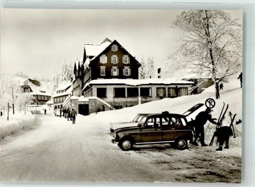 Ruhestein Winter Hotel Auto