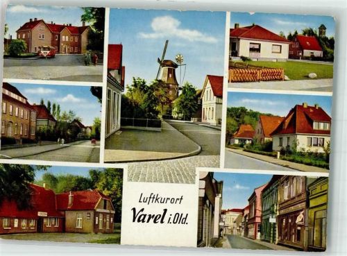 Varel Bahnhof Bahnhofstraße Torhegenhaus Windmühle Am Bäker Obern-Straße
