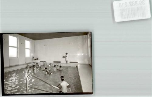 Spiekeroog Foto Original aus Archiv eines Ansichtskartenverlags Meerstern Schwimmbad Ort handschriftlich