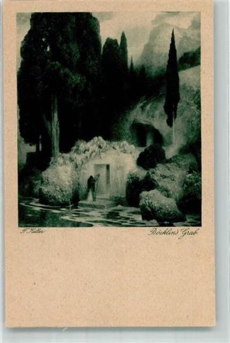 1918 Grabstätte sign. Kaller F. Verlag Wiechmann Nr.266