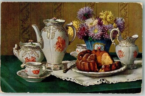1914 Blumen in Vase Stilleben TSN Serie 790
