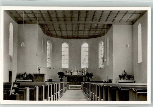 Obersasbach Inneres der Kath. Kirche St. Konrad