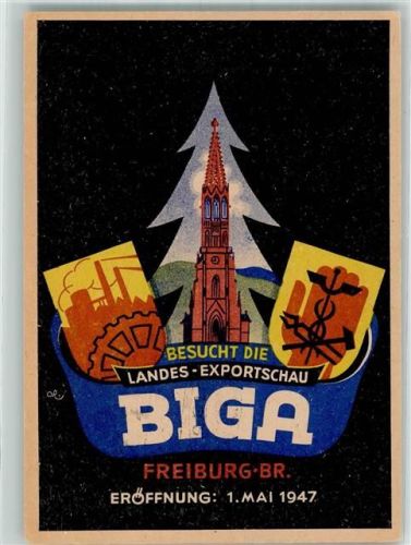 Freiburg BIGA Landes-Exportschau 1.Mai 1947