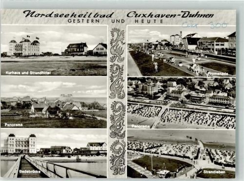Duhnen Kurhus Hotel Badebrücke Promenade Fliegeraufnahme