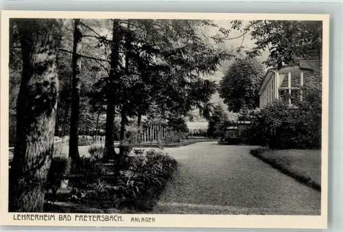 72250 W7605 Bad Freyersbach , Renchtal - Parkanlagen des Lehrerheimes
