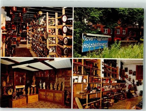 Ascheberg Davert Topfladen Holzbildhauer Kunst Handwerk Auto Foto AK