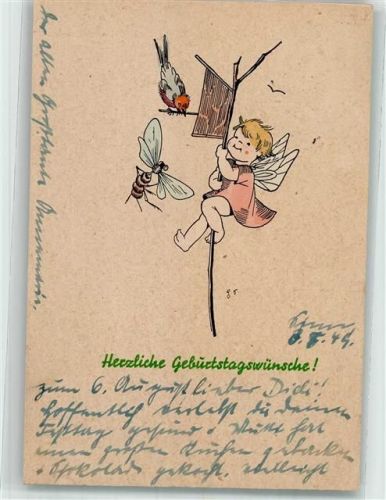 Elfe Vogel Glückwunsch