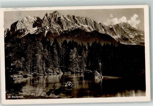 Garmisch-Partenkirchen 1937 Nr. 28 Badersee Mermaid Foto: Johannes Becker