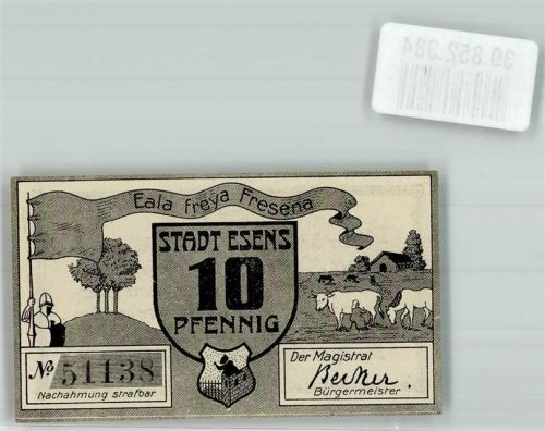Esens 10 Pfennig Nr. 51138