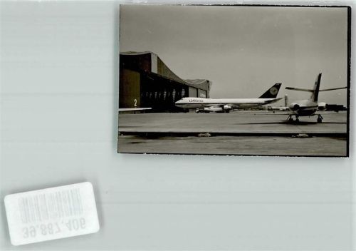Kelsterbach Flugplatz Flugzeug Lufthansa Ort handschriftlich