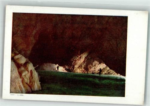 Werfen 1930 - 1940 Eisriesenwelt im Tennengebirge Eispalast + Stempel