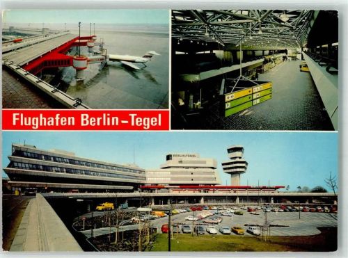 Tegel Flugzeug Autos VW Käfer LKW