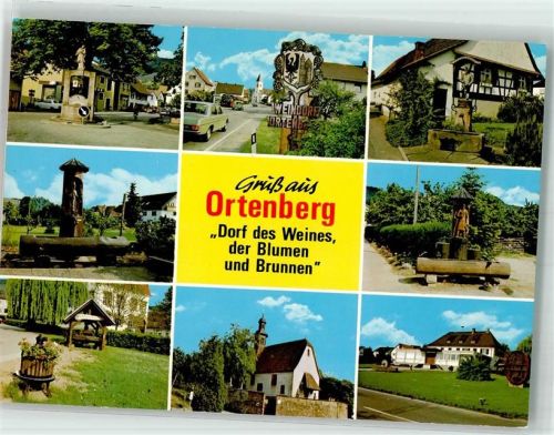 Ortenberg Denkmal Brunnen Kirche