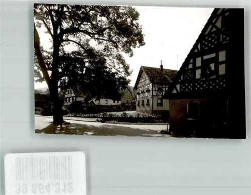 Schwabthal Fachwerkhäuser Foto Original aus Archiv eines Ansichtskartenverlags