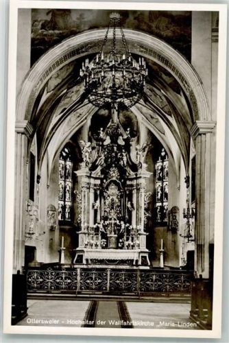 Ottersweier Wallfahrtskirche Maria Linden Hochaltar