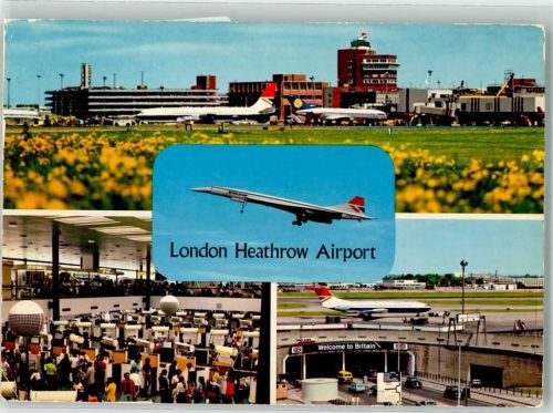 London Flugzeuge Lufthansa Autos Tower Heathrow