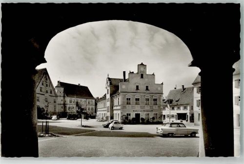 Weißenhorn Kirchplatz Auto Gasthaus