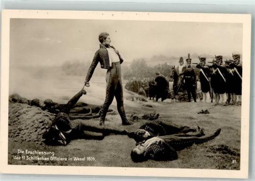 Wesel Erschießung der 11 Schill`schen Offiziere 16.8.1809 Trinks u. Co. 31