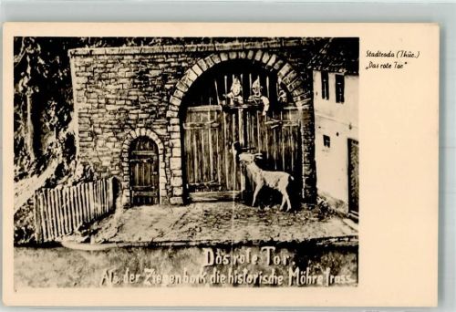Stadtroda Foto Walschendorf Ziege Das rote Tor Märchen Sagen