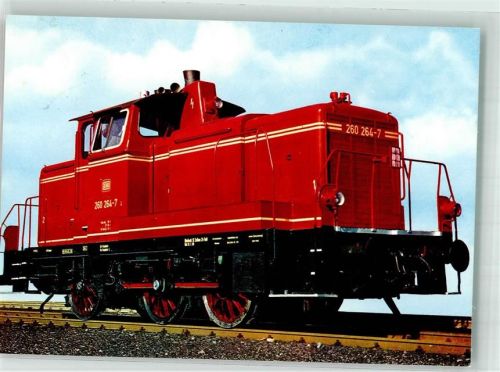 Passau 1972 Rangierlok Baureihe 260 (V 60) von 1955 Ort lt. Sonderstempel