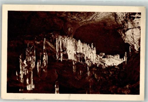 Werfen 1940 - 1945 Eisriesenwelt im Tennengebirge Eismandln im Wimur + Stempel