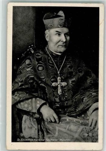 München 1941 Kardinal Faulhaber