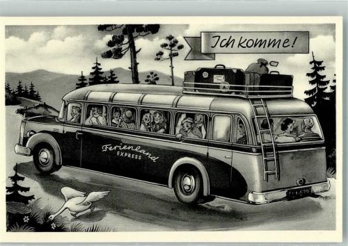 Humor Gans Ferienland Express