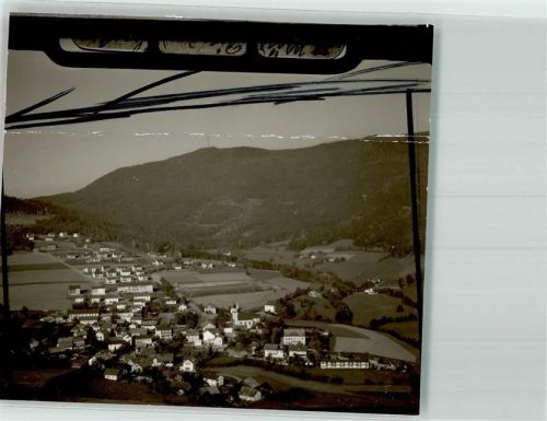 Rimbach Fliegeraufnahme des Ortes mit Pfarrkirche St. Michael Foto Original aus Archiv eines Ansichtskartenverlags Ort handschriftlich Striche auf Bildseite