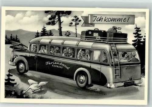 Humor Gans Ferienland Express