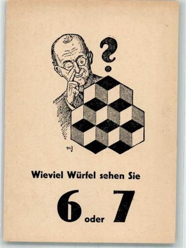 Wieviel Würfel sehen Sie