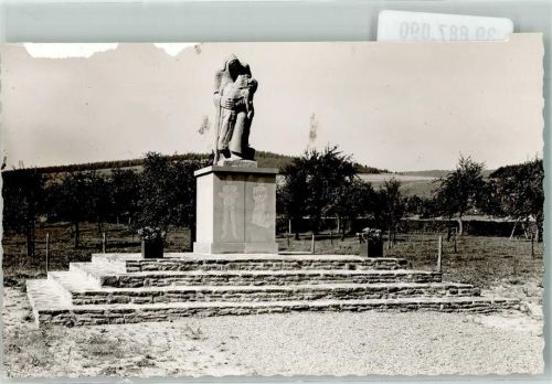 Garbeck Denkmal Ehrenmal Ort handschrfitlich Foto Original aus Archiv eines Ansichtskartenverlags