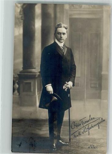 Wien 1914 Otto Tressler Theaterregisseur Ort handschriftlich