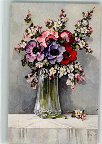 PFB Deutsche Meister Nr. 4197-3 sign. Ottow Blumenvase
