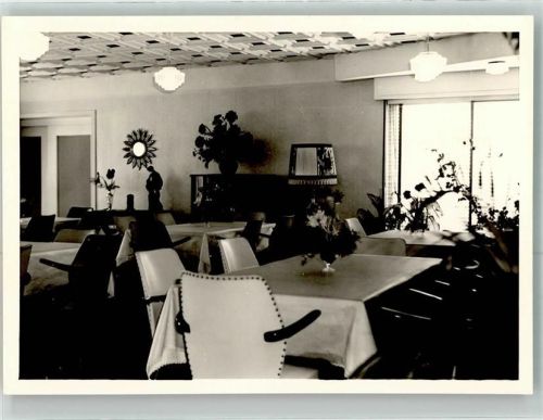 Fussingen Pension Haus Schönblick Spiegel Blumen Ort handschriftlich Foto Original aus Archiv eines Ansichtskartenverlags