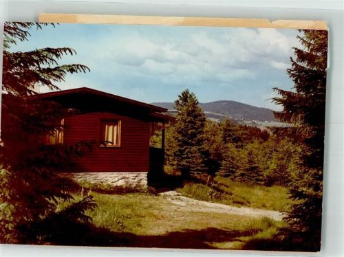 Rinchnach Pension Plattenhöhe Ort handschriftlich Foto Original aus Archiv eines Ansichtskartenverlags