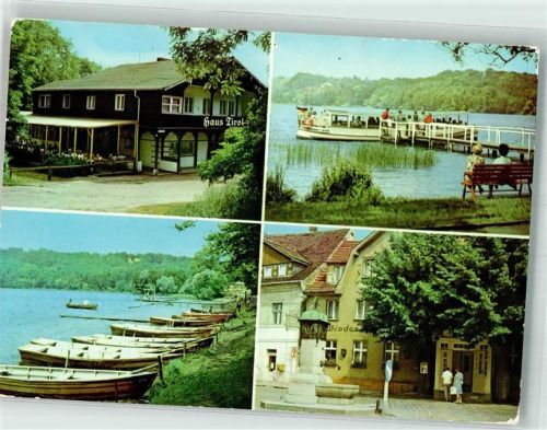 Buckow 1977 Pension FDGB Milchbar Haus Tirol Marktplatz Schermützelsee
