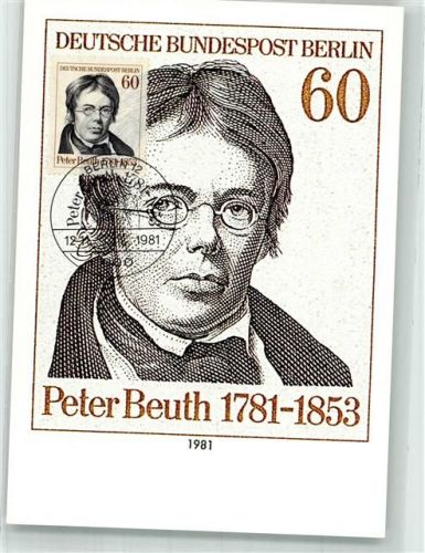 Sonderstempel Peter Beuth 1781-1853 12.11.1981