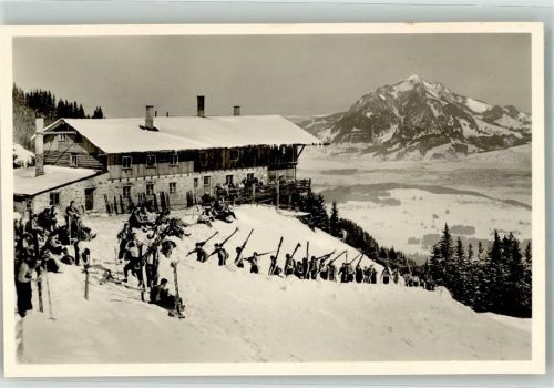 Kemptner Hütte Grünten Winter