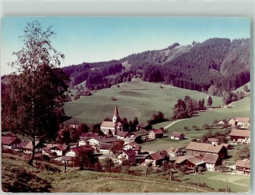 Wengen Mit Kirche St. Johannes der Täufer Foto Original aus Archiv eines Ansichtskartenverlags Ort handschriftlich