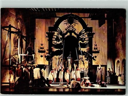 Düsseldorf Szene aus der Oper Tosca von Puccini