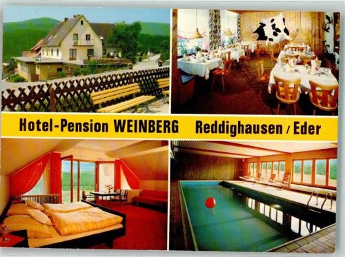 35116 W3559 Reddighausen - Hotel Pension Weinberg Hallenbad