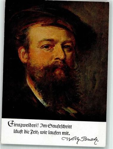 Faksimile Bildkarte Busch Wilhelm KEINE AK