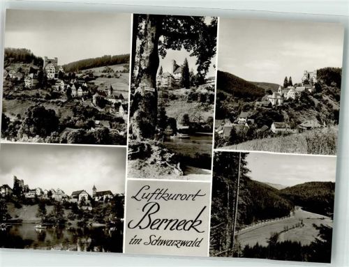 72213 W7272 Berneck , Württ Foto AK Schloss