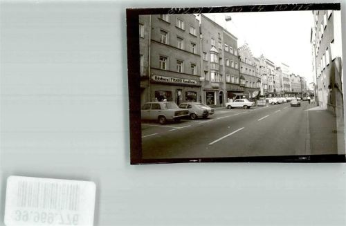 Trostberg Hauptstraße Foto Original aus Archiv eines Ansichtskartenverlags Ort handschriftlich
